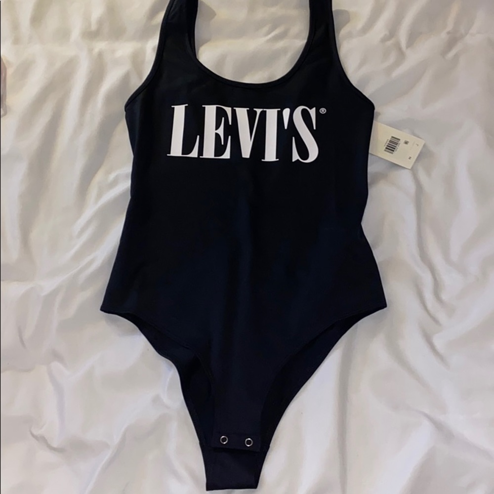 Black Levi’s Bodysuit - Brand New